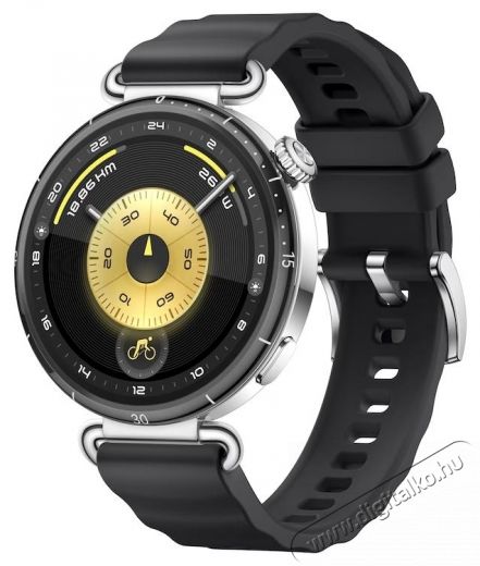 Huawei Watch GT 6 okos&oacute;ra, 41MM, Black Stainless Steel Case, Black Fluoroelastomer Strap Mobil / Kommunik&aacute;ci&oacute; / Smart - Okos eszk&ouml;z - Okos&oacute;ra - 533521