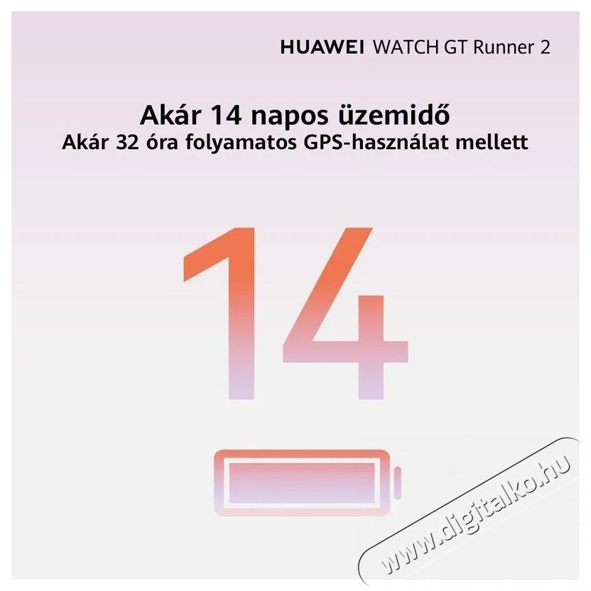 Huawei Huawei Watch GT Runner 2 Dusk Blue Mobil / Kommunik&aacute;ci&oacute; / Smart - Okos eszk&ouml;z - Okos&oacute;ra - 537878