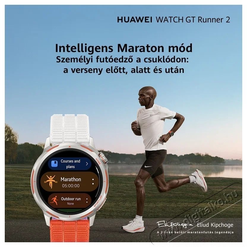 Huawei Huawei Watch GT Runner 2 Midnight Black Mobil / Kommunik&aacute;ci&oacute; / Smart - Okos eszk&ouml;z - Okos&oacute;ra - 537880