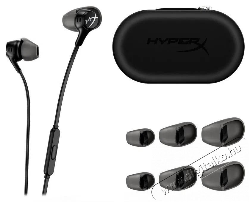 HyperX Cloud Earbuds II Black Audio-Video / Hifi / Multim&eacute;dia - F&uuml;l &eacute;s Fejhallgat&oacute;k - F&uuml;lhallgat&oacute; - 509973