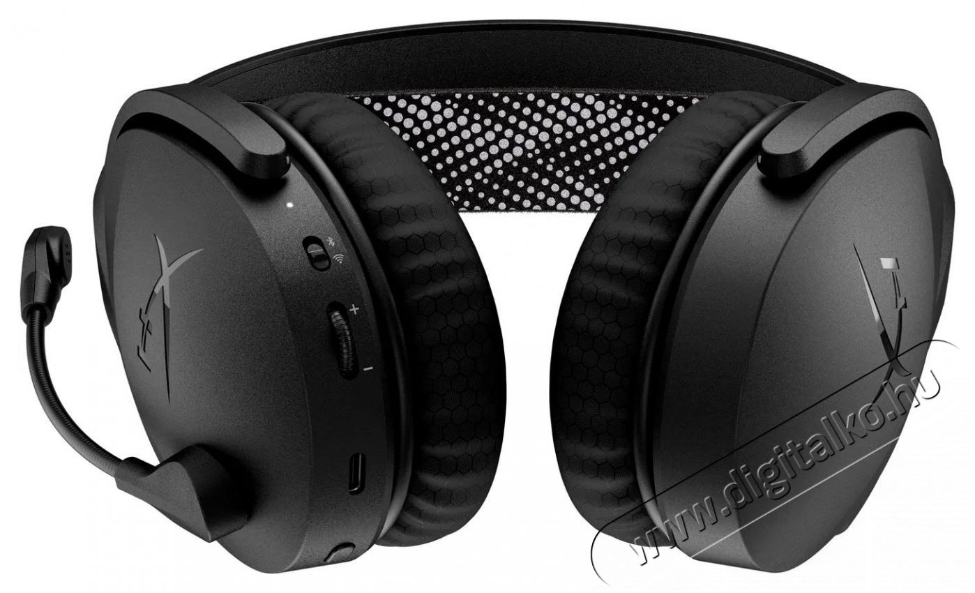HyperX Cloud Jet Dual Wireless Gaming Headset Black Audio-Video / Hifi / Multim&eacute;dia - F&uuml;l &eacute;s Fejhallgat&oacute;k - Fejhallgat&oacute; - 509967