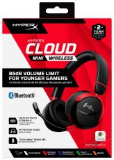 HyperX Cloud Mini Kids Wireless, black Audio-Video / Hifi / Multim&eacute;dia - F&uuml;l &eacute;s Fejhallgat&oacute;k - Fejhallgat&oacute; - 509976