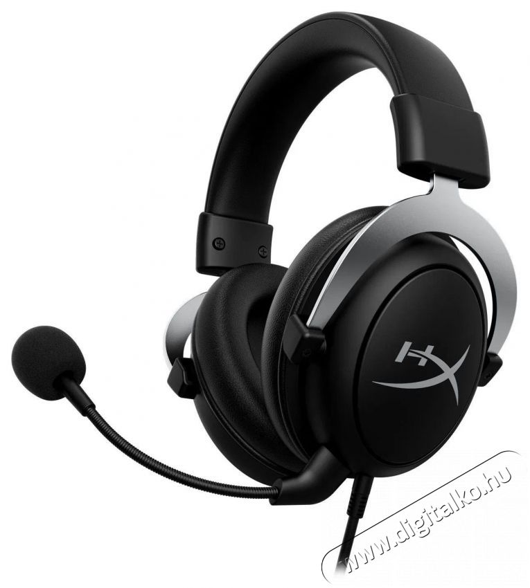 HyperX CloudX Silver Audio-Video / Hifi / Multim&eacute;dia - F&uuml;l &eacute;s Fejhallgat&oacute;k - Fejhallgat&oacute; - 509966