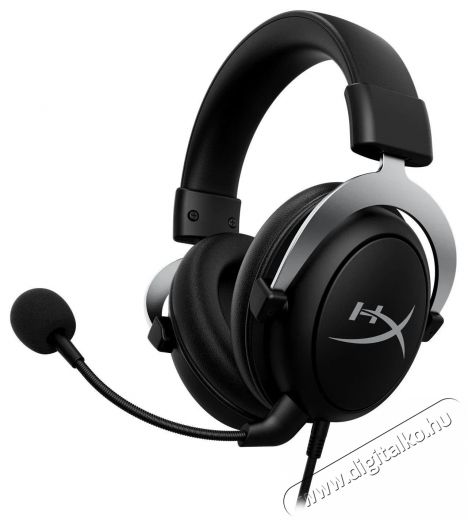 HyperX CloudX Silver Audio-Video / Hifi / Multim&eacute;dia - F&uuml;l &eacute;s Fejhallgat&oacute;k - Fejhallgat&oacute; - 509966