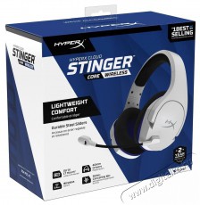 HyperX Stinger Core Wireless PS5 Audio-Video / Hifi / Multim&eacute;dia - F&uuml;l &eacute;s Fejhallgat&oacute;k - Fejhallgat&oacute; - 509969