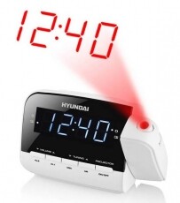 Hyundai RAC481PLLWW ébresztőórás rádió Audio-Video / Hifi / Multimédia - Rádió / órás rádió - Ébresztőórás rádió - 296684