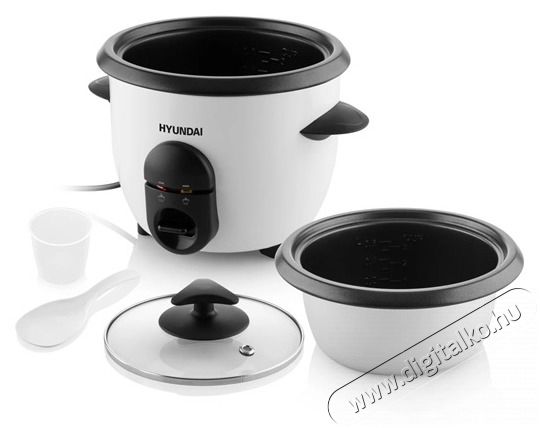 Hyundai RC 060 feh&eacute;r rizsfőző Konyhai term&eacute;kek - Konyhai kisg&eacute;p (s&uuml;t&eacute;s / főz&eacute;s / hűt&eacute;s / &eacute;telk&eacute;sz&iacute;t&eacute;s) - Rizsfőző - 502127
