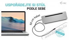 i-tec USB-C Metal Ergonomic 4K 3x Display Docking Station, Power Delivery 100W Iroda &eacute;s sz&aacute;m&iacute;t&aacute;stechnika - Notebook kieg&eacute;sz&iacute;tő - USB hub / eloszt&oacute; - 503351