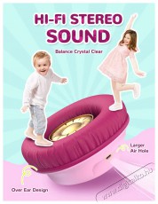 iClever BTH18 Pink Audio-Video / Hifi / Multim&eacute;dia - F&uuml;l &eacute;s Fejhallgat&oacute;k - Fejhallgat&oacute; - 518792