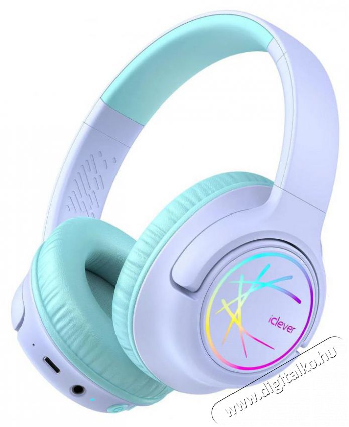 iClever BTH18 Purple Audio-Video / Hifi / Multim&eacute;dia - F&uuml;l &eacute;s Fejhallgat&oacute;k - Fejhallgat&oacute; - 518790