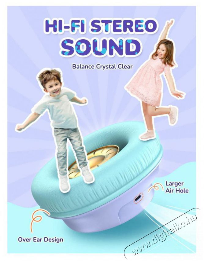 iClever BTH18 Purple Audio-Video / Hifi / Multim&eacute;dia - F&uuml;l &eacute;s Fejhallgat&oacute;k - Fejhallgat&oacute; - 518790