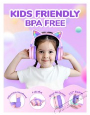 iClever BTH21 Purple Audio-Video / Hifi / Multim&eacute;dia - F&uuml;l &eacute;s Fejhallgat&oacute;k - Fejhallgat&oacute; - 518788