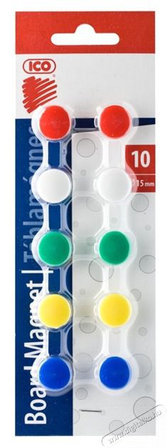 ICO 15mm 10db 5 f&eacute;le sz&iacute;nű t&aacute;blam&aacute;gnes Iroda &eacute;s sz&aacute;m&iacute;t&aacute;stechnika - Sz&aacute;mol&oacute;g&eacute;p - Irodai - 406941