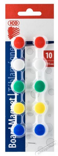 ICO 15mm 10db 5 f&eacute;le sz&iacute;nű t&aacute;blam&aacute;gnes Iroda &eacute;s sz&aacute;m&iacute;t&aacute;stechnika - Sz&aacute;mol&oacute;g&eacute;p - Irodai - 406941