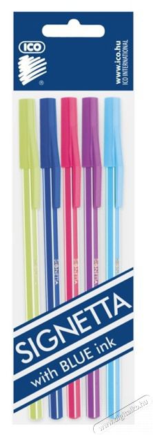 ICO Signetta Mix 0,7mm k&eacute;k tinta 5db sz&iacute;nes goly&oacute;sir&oacute;n Iroda &eacute;s sz&aacute;m&iacute;t&aacute;stechnika - Egy&eacute;b sz&aacute;m&iacute;t&aacute;stechnikai term&eacute;k - 405874