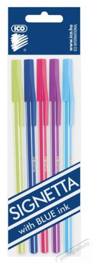ICO Signetta Mix 0,7mm k&eacute;k tinta 5db sz&iacute;nes goly&oacute;sir&oacute;n Iroda &eacute;s sz&aacute;m&iacute;t&aacute;stechnika - Egy&eacute;b sz&aacute;m&iacute;t&aacute;stechnikai term&eacute;k - 405874
