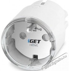 iGET  HOME Power 1 Fogyaszt&aacute;sm&eacute;rő okos WiFi konnektor, 230 V, 3680 W H&aacute;ztart&aacute;s / Otthon / K&uuml;lt&eacute;r - Okos otthon - Okos konnektor - 522102