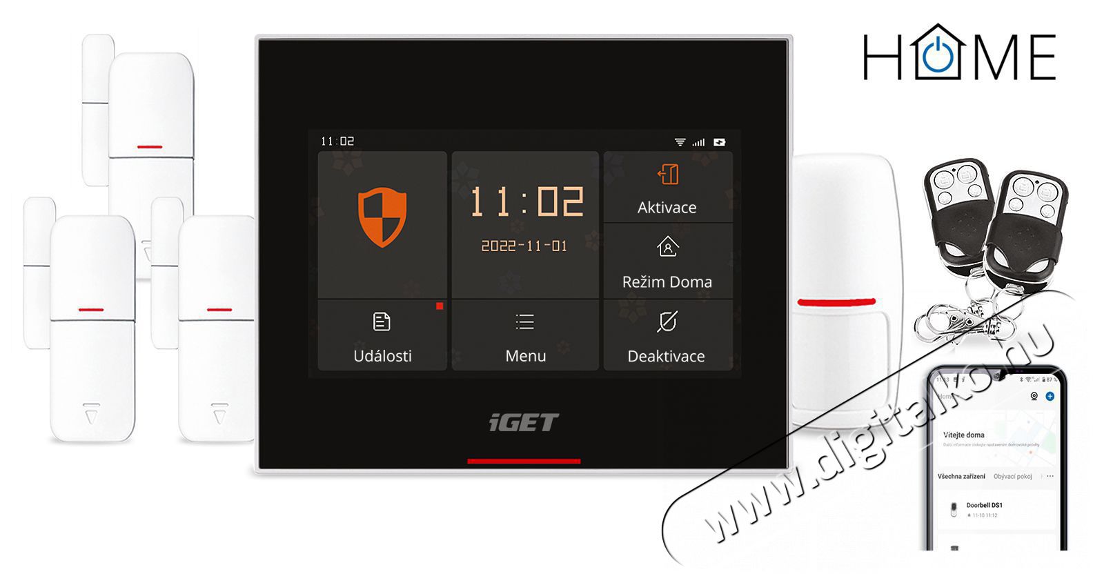 iGET  HOME Alarm X5 Advanced &Uacute;jdons&aacute;gok - &Uacute;j term&eacute;kek - 519477