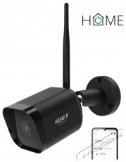 iGET  HOME Camera CS6 Black - k&uuml;lt&eacute;ri, FullHD, hang- &eacute;s mozg&aacute;s&eacute;rz&eacute;kelő, &eacute;jjell&aacute;t&aacute;s H&aacute;ztart&aacute;s / Otthon / K&uuml;lt&eacute;r - Biztons&aacute;gtechnika - Biztons&aacute;gi kamera - 532622