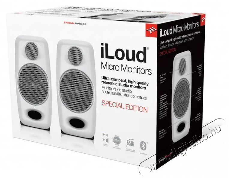 IK Multimedia iLoud Micro Monitor - White Special Edition Audio-Video / Hifi / Multim&eacute;dia - Hangfal - Hangfalszett - Hangfalszett - 522116