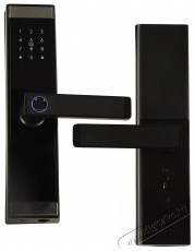 IKONKA KIK KX3853 Érintőbillentyűzetes kódzár + ujjlenyomat-olvasó, Bluetooth, fekete Háztartás / Otthon / Kültér - Biztonságtechnika - Nyitásérzékelő - 519515