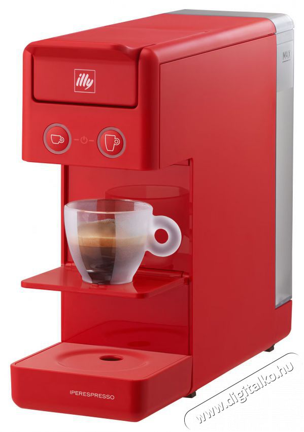 ILLY Francis Francis Y3.3 iperEspresso piros Konyhai term&eacute;kek - K&aacute;v&eacute;főző / k&aacute;v&eacute;&ouml;rlő / kieg&eacute;sz&iacute;tő - Kapszul&aacute;s / podos k&aacute;v&eacute;főző - 503688