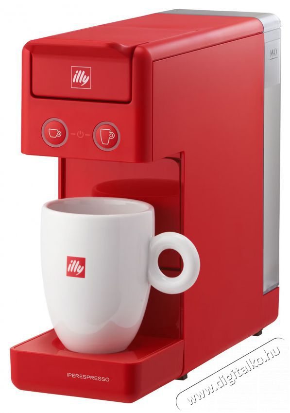 ILLY Francis Francis Y3.3 iperEspresso piros Konyhai term&eacute;kek - K&aacute;v&eacute;főző / k&aacute;v&eacute;&ouml;rlő / kieg&eacute;sz&iacute;tő - Kapszul&aacute;s / podos k&aacute;v&eacute;főző - 503688