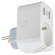 IMMAX NEO Konnektor, belt&eacute;ri, f&ouml;ldelt, E t&iacute;pus, 2&times; USB, 1&times; USB-C, Zigbee H&aacute;ztart&aacute;s / Otthon / K&uuml;lt&eacute;r - Okos otthon - Okos konnektor - 508172