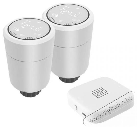 IMMAX NEO okos termosztatikus fej Zigbee + Smart NEO BRIDGE PRO v2 H&aacute;ztart&aacute;s / Otthon / K&uuml;lt&eacute;r - Okos otthon - Termoszt&aacute;t - 508166