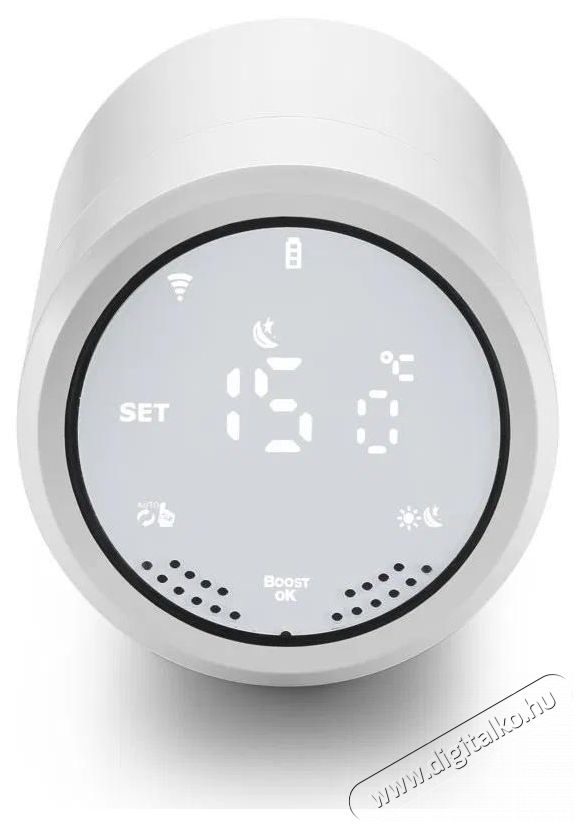 IMMAX NEO okos termosztatikus fej Zigbee + Smart NEO BRIDGE PRO v2 H&aacute;ztart&aacute;s / Otthon / K&uuml;lt&eacute;r - Okos otthon - Termoszt&aacute;t - 508166