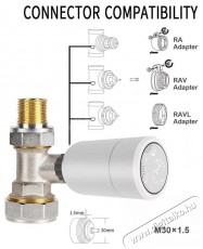 IMMAX NEO Smart Zigbee termoszt&aacute;tfej H&aacute;ztart&aacute;s / Otthon / K&uuml;lt&eacute;r - Okos otthon - Termoszt&aacute;t - 508164