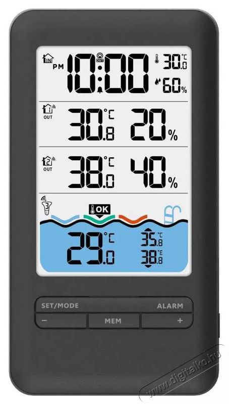 IMMAX NEO LITE Smart, medenc&eacute;kbe + 2&times; belt&eacute;ri hő- &eacute;s p&aacute;ratartalom m&eacute;rő H&aacute;ztart&aacute;s / Otthon / K&uuml;lt&eacute;r - Okos otthon - Smart időj&aacute;r&aacute;s &aacute;llom&aacute;s - 522132