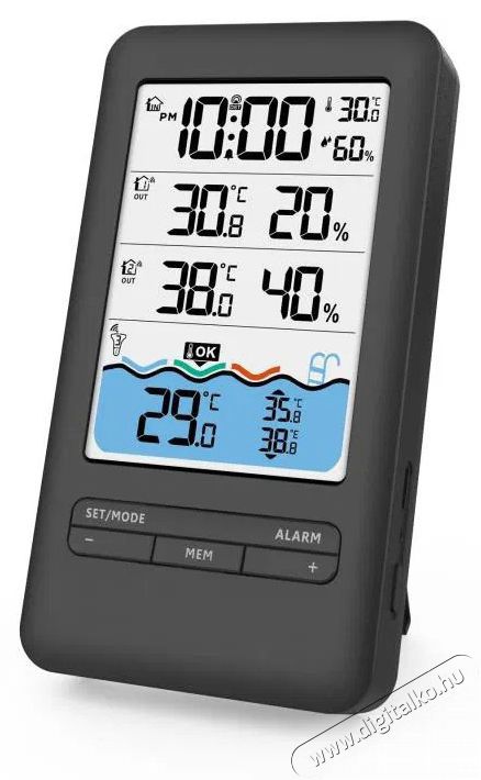 IMMAX NEO LITE Smart, medenc&eacute;kbe + 2&times; belt&eacute;ri hő- &eacute;s p&aacute;ratartalom m&eacute;rő H&aacute;ztart&aacute;s / Otthon / K&uuml;lt&eacute;r - Okos otthon - Smart időj&aacute;r&aacute;s &aacute;llom&aacute;s - 522132