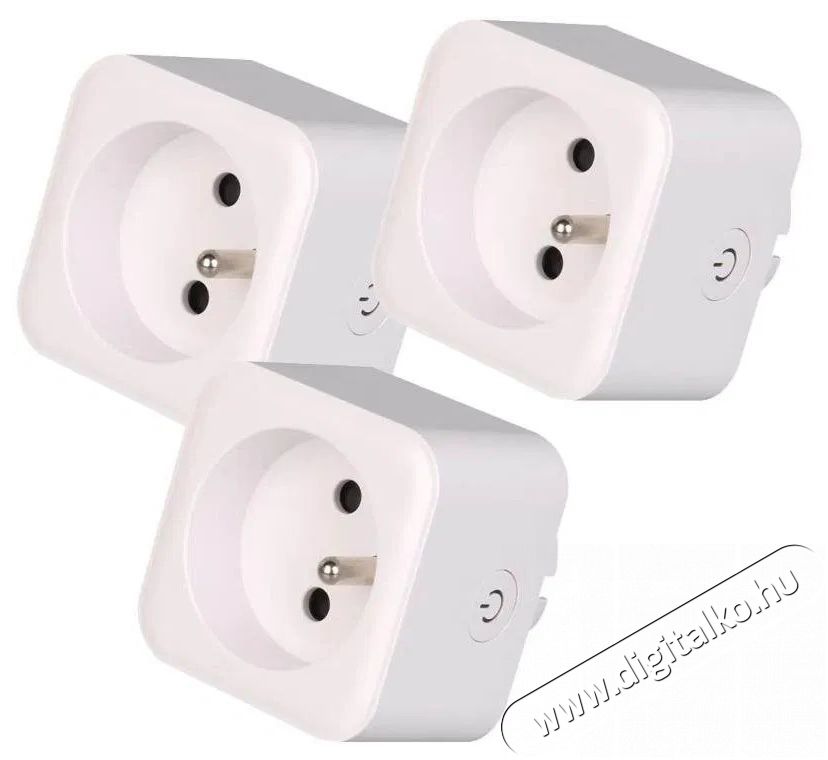 IMMAX NEO Smart belt&eacute;ri konnektor v3, E t&iacute;pus, Zigbee, 3 db H&aacute;ztart&aacute;s / Otthon / K&uuml;lt&eacute;r - Okos otthon - Okos konnektor - 522136