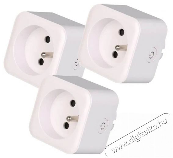 IMMAX NEO Smart belt&eacute;ri konnektor v3, E t&iacute;pus, Zigbee, 3 db H&aacute;ztart&aacute;s / Otthon / K&uuml;lt&eacute;r - Okos otthon - Okos konnektor - 522136