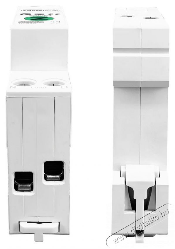 IMMAX NEO Smart egyf&aacute;zis&uacute; elektronikus biztos&iacute;t&eacute;k, 1-63 A, fogyaszt&aacute;sm&eacute;r&eacute;s, Zigbee 3.0 H&aacute;ztart&aacute;s / Otthon / K&uuml;lt&eacute;r - Okos otthon - Kieg&eacute;sz&iacute;tő - 522138