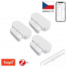 IMMAX NEO 3x Smart mágneses érzékelő ajtókhoz és ablakokhoz, Zigbee 3.0 Háztartás / Otthon / Kültér - Biztonságtechnika - Nyitásérzékelő - 519516