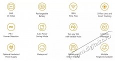 IMOU DB-2SP-3T0W/DS2S vezet&eacute;k n&eacute;lk&uuml;li video csengő, 3 MP, 2,3 mm, 5000 mAh akkumul&aacute;tor, PIR &eacute;rz&eacute;kelő, IR 5 m, mikrofon &eacute;s hangsz&oacute;r&oacute; F&eacute;nyk&eacute;pezőg&eacute;p / kamera - Megfigyelő / IP kamera - 531307