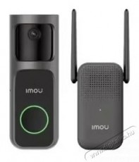 IMOU DB-2SP-3T0W/DS2S vezet&eacute;k n&eacute;lk&uuml;li video csengő, 3 MP, 2,3 mm, 5000 mAh akkumul&aacute;tor, PIR &eacute;rz&eacute;kelő, IR 5 m, mikrofon &eacute;s hangsz&oacute;r&oacute; - F&eacute;nyk&eacute;pezőg&eacute;p / kamera - Megfigyelő / IP kamera - 531307