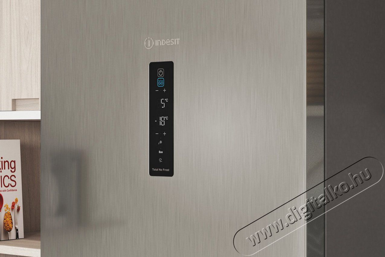 Indesit INFC9 TT33X alulfagyaszt&oacute;s hűtőszekr&eacute;ny Konyhai term&eacute;kek - Hűtő, fagyaszt&oacute; (szabadon&aacute;ll&oacute;) - Alulfagyaszt&oacute;s kombin&aacute;lt hűtő - 370300