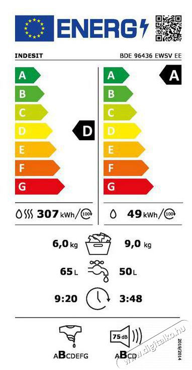 Indesit BDE 96436 EWSV EE mos&oacute;-sz&aacute;r&iacute;t&oacute;g&eacute;p H&aacute;ztart&aacute;s / Otthon / K&uuml;lt&eacute;r - Mos&oacute;g&eacute;p / sz&aacute;r&iacute;t&oacute;g&eacute;p - Mos&oacute;-sz&aacute;r&iacute;t&oacute;g&eacute;p - 502609
