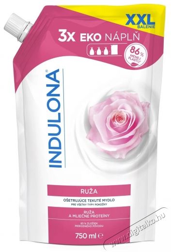 INDULONA r&oacute;zs&aacute;s ut&aacute;nt&ouml;ltő, 750 ml H&aacute;ztart&aacute;s / Otthon / K&uuml;lt&eacute;r - F&uuml;rdőszoba / wc - Foly&eacute;kony szappan - 537881