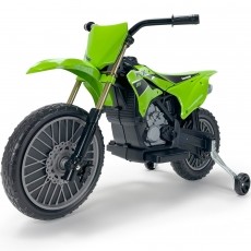Injusa 12V elektromos gyerek motor - Kawasaki KX85 H&aacute;ztart&aacute;s / Otthon / K&uuml;lt&eacute;r - J&aacute;t&eacute;k / Sport - Szabadt&eacute;ri j&aacute;t&eacute;k - 535336