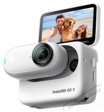 Insta360 Insta360 GO3 Akci&oacute;kamera, 128GB, Ultrasz&eacute;les 2,7K felv&eacute;tel, ak&aacute;r 173 perces felv&eacute;tel, Feh&eacute;r F&eacute;nyk&eacute;pezőg&eacute;p / kamera - Sport kamera - 4K felbont&aacute;s&uacute; - 494859