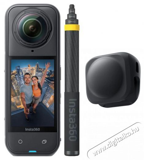 Insta360 X5 No Drone No Problem Bundle F&eacute;nyk&eacute;pezőg&eacute;p / kamera - Sport kamera - 4K felbont&aacute;s&uacute; - 519910