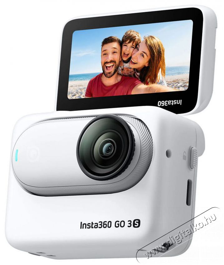 Insta360 GO 3S 128GB feh&eacute;r sportkamera F&eacute;nyk&eacute;pezőg&eacute;p / kamera - Sport kamera - 4K felbont&aacute;s&uacute; - 514320