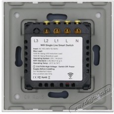 iQtech Millennium, WiFi 2x NoN Smartlife kapcsol&oacute;, feh&eacute;r H&aacute;ztart&aacute;s / Otthon / K&uuml;lt&eacute;r - Okos otthon - Kieg&eacute;sz&iacute;tő - 522165