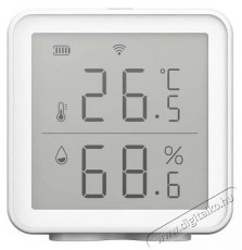 iQtech SmartLife TH01 Wi-Fi hőmérséklet- és páratartalom-érzékelő kijelzővel Háztartás / Otthon / Kültér - Lakásfelszerelés - Hőmérő / barométer - 519527