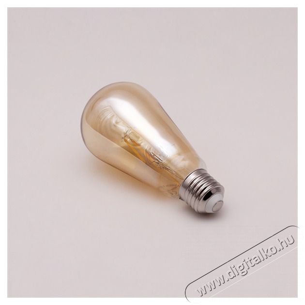 Iris Lighting Filament Bulb Longtip E27 ST64 6W/2700K/540lm aranysz&iacute;nű LED f&eacute;nyforr&aacute;s H&aacute;ztart&aacute;s / Otthon / K&uuml;lt&eacute;r - Vil&aacute;g&iacute;t&aacute;s / elektromoss&aacute;g - E27 foglalat&uacute; izz&oacute; - 386699