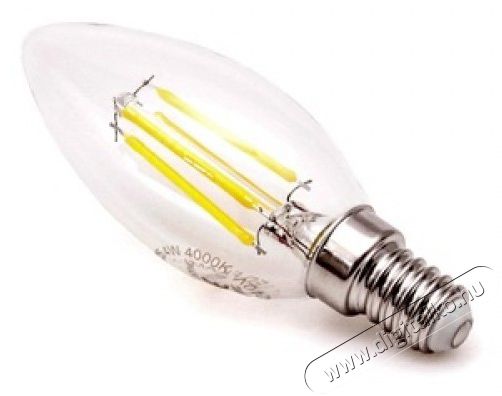 Iris Lighting Filament Candle Bulb FLC35 4W/4000K/360lm gyertya E14 LED f&eacute;nyforr&aacute;s H&aacute;ztart&aacute;s / Otthon / K&uuml;lt&eacute;r - Vil&aacute;g&iacute;t&aacute;s / elektromoss&aacute;g - E14 foglalat&uacute; izz&oacute; - 386718